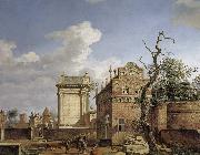 Jan van der Heyden Construction of the Arc de Triomphe